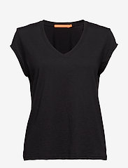 Coster Copenhagen - CC Heart basic v-neck t-shirt - mažiausios kainos - black - 0
