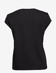 Coster Copenhagen - CC Heart basic v-neck t-shirt - mažiausios kainos - black - 1