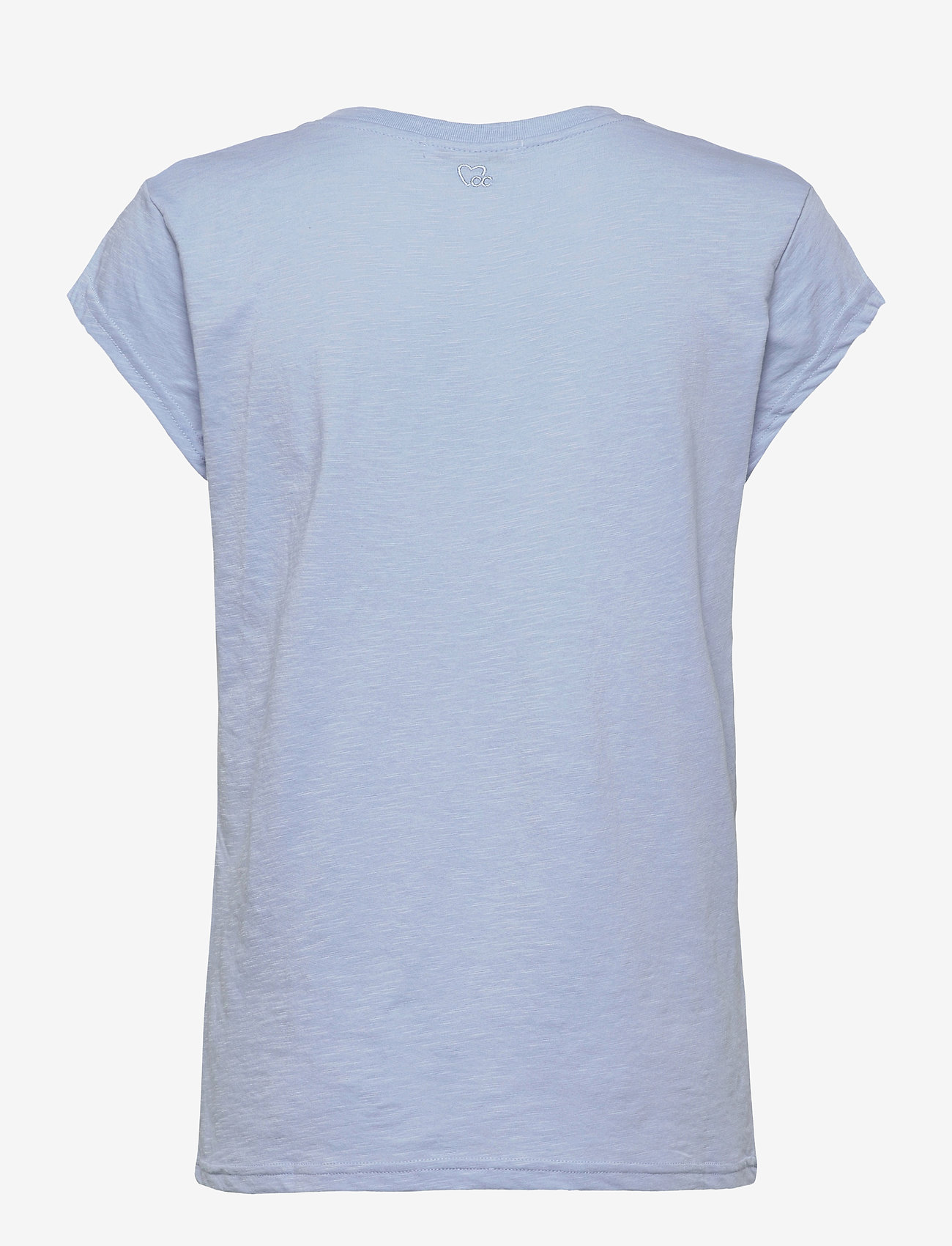 Coster Copenhagen - CC Heart basic v-neck t-shirt - laveste priser - powder blue - 1
