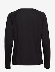 Coster Copenhagen - CC Heart long sleeve t-shirt - langermede topper - black - 1