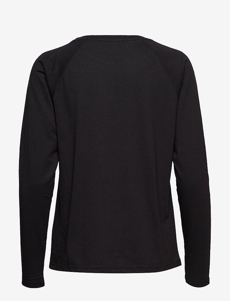Coster Copenhagen - CC Heart long sleeve t-shirt - langærmede toppe - black - 1