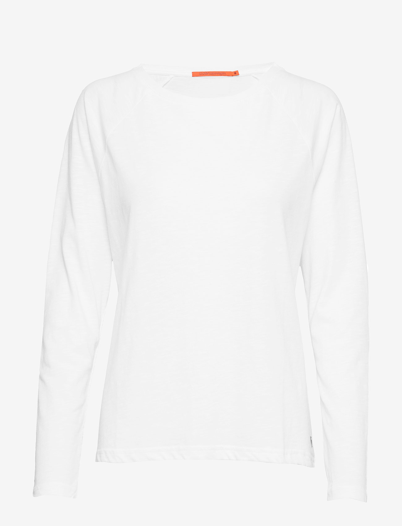 Coster Copenhagen - CC Heart long sleeve t-shirt - langærmede toppe - white - 0
