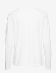 Coster Copenhagen - CC Heart long sleeve t-shirt - langærmede toppe - white - 1
