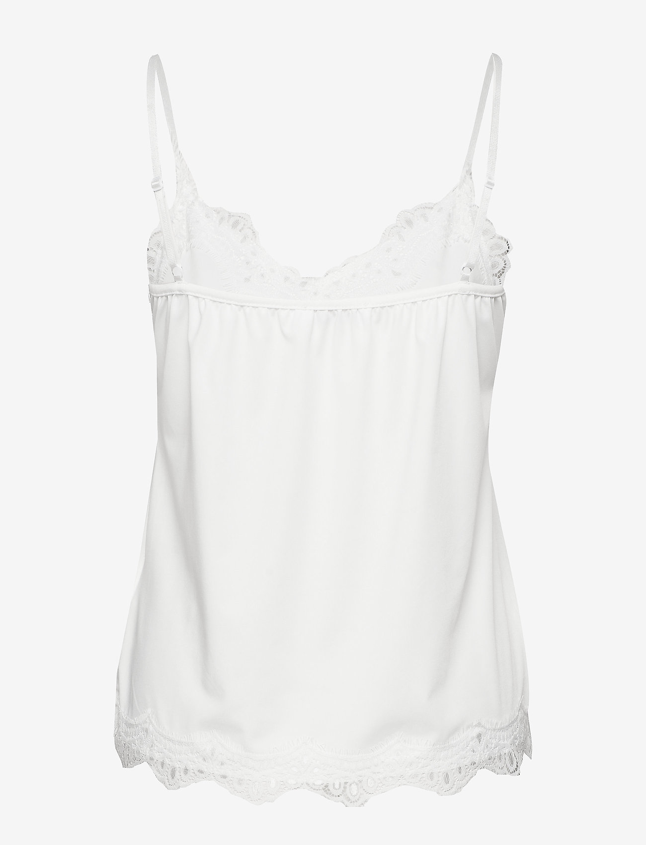 Coster Copenhagen - CC Heart ROSIE lace top - sleeveless blouses - off white - 1