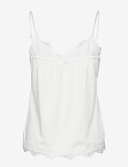 Coster Copenhagen - CC Heart ROSIE lace top - sleeveless blouses - off white - 1
