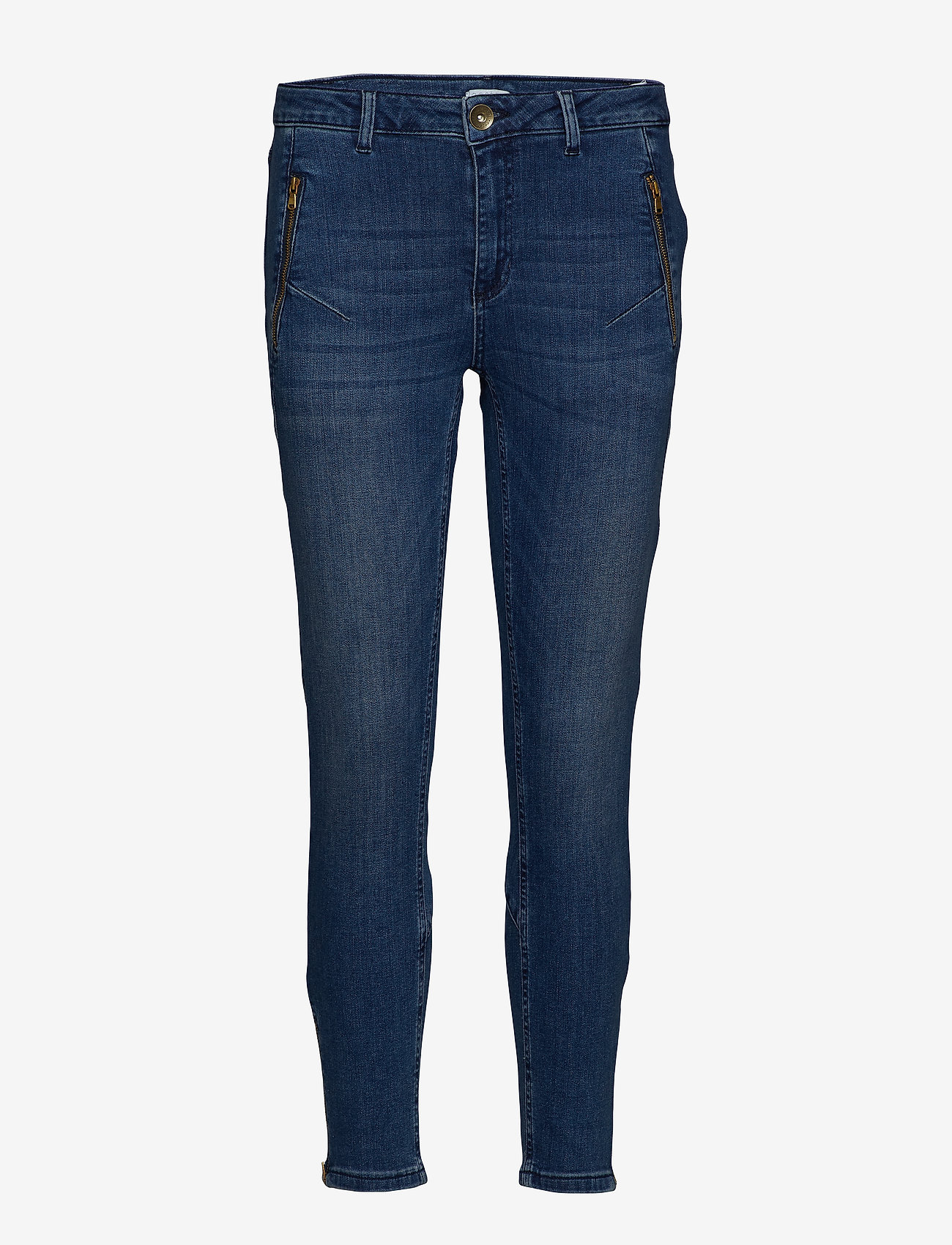 Coster Copenhagen - Relaxed Jeans in 7/8 length - skinny jeans - indigo blue - 0
