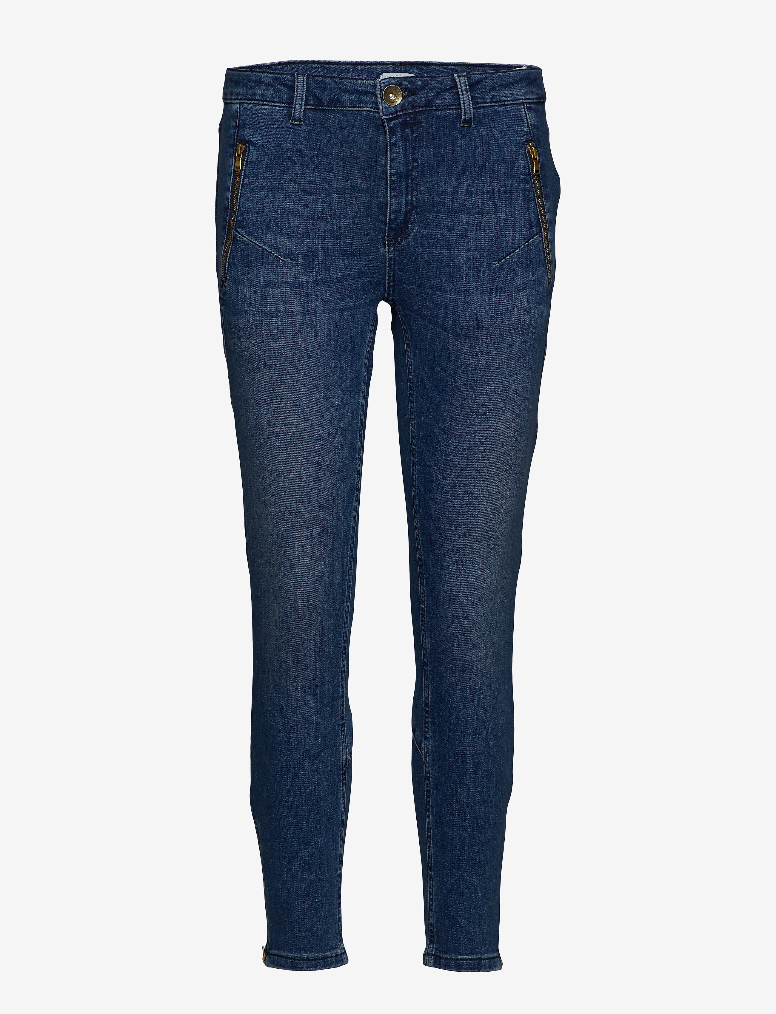 Coster Copenhagen Relaxed Jeans in 7/8 length - Jeans - INDIGO BLUE / blue