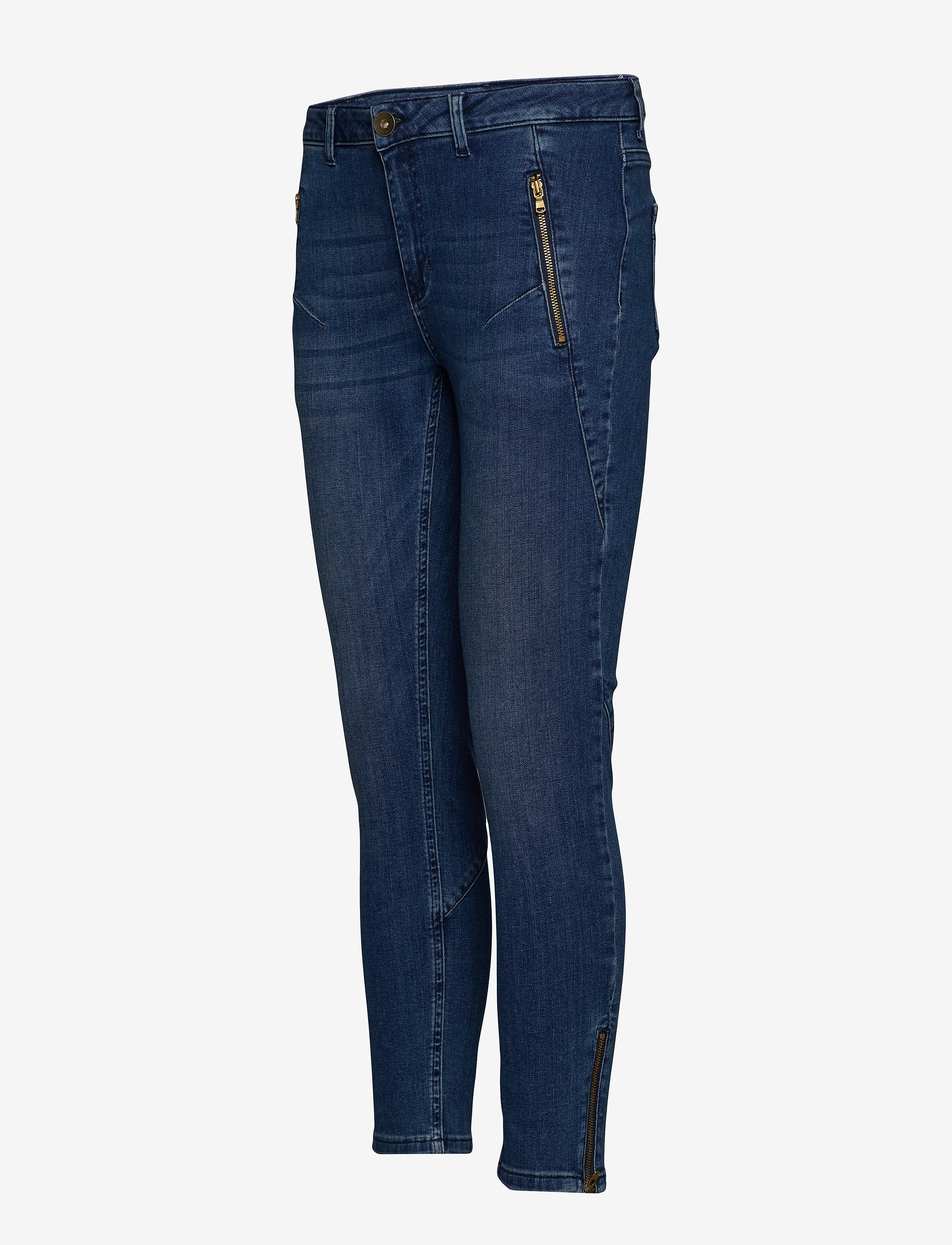 Coster Copenhagen - Relaxed Jeans in 7/8 length - skinny jeans - indigo blue - 2