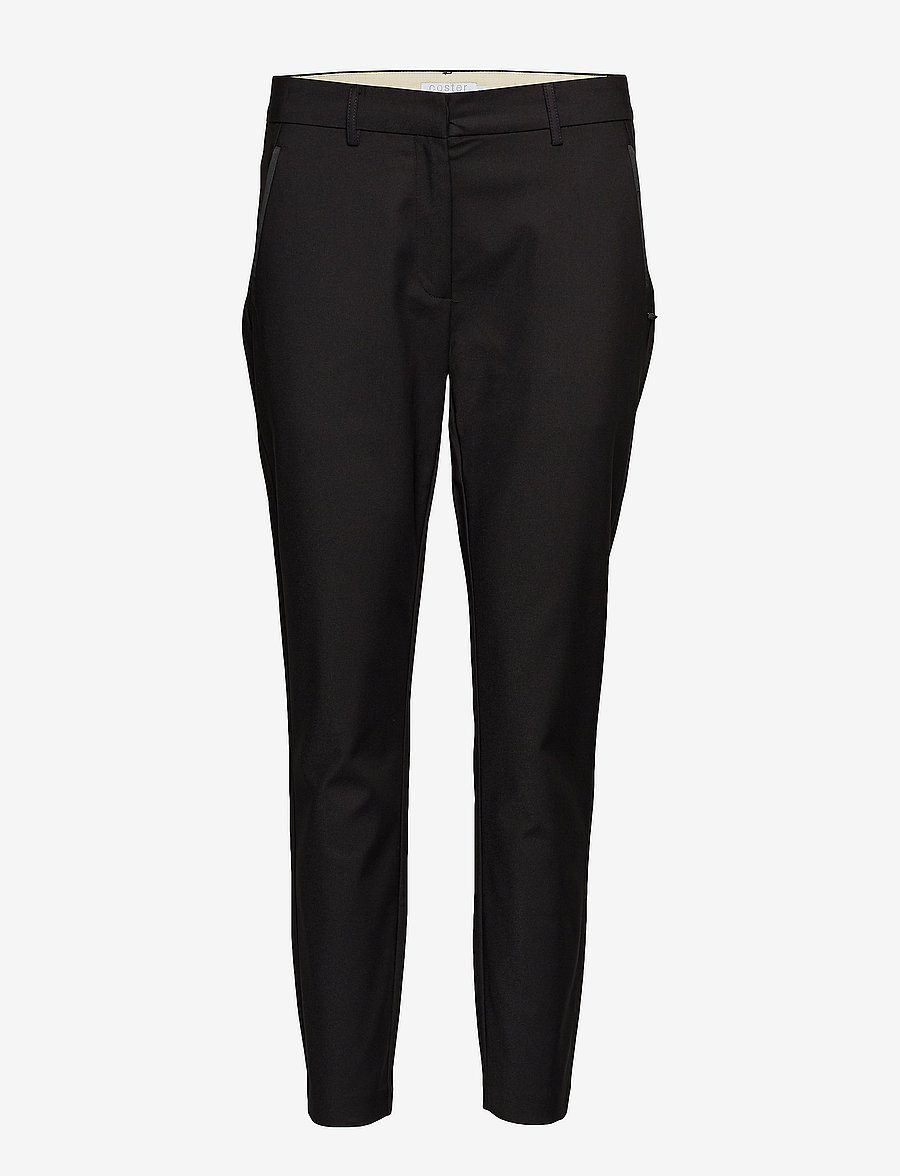 Coster Copenhagen - CC Heart cigarette pants - pidulikud püksid - black - 0