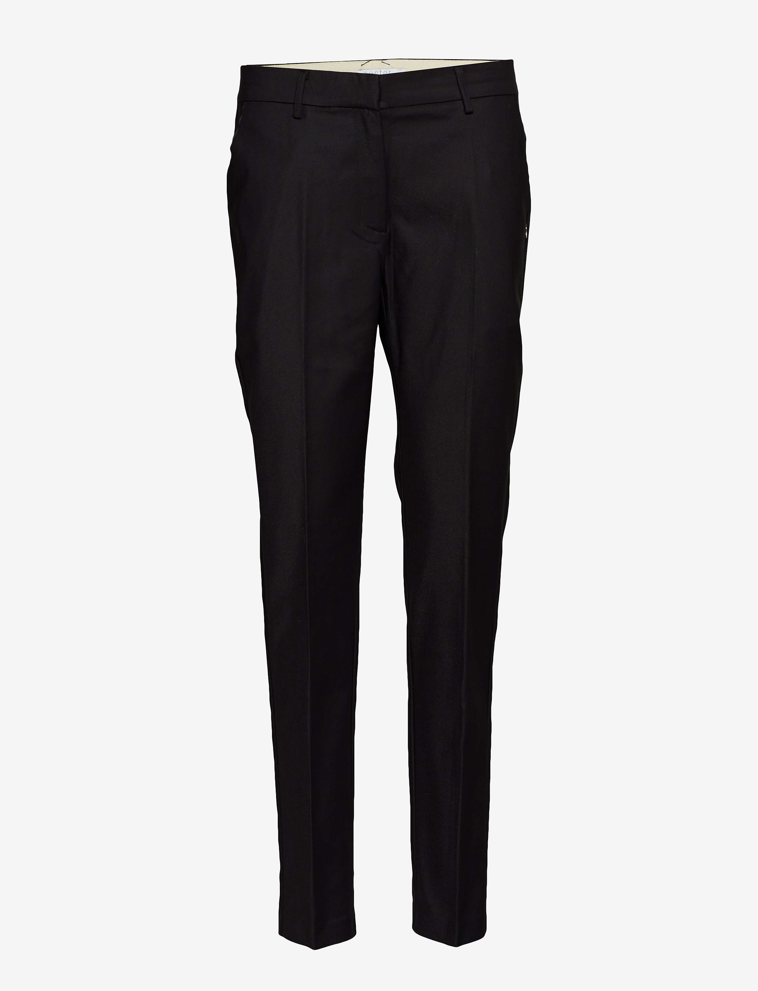 Coster Copenhagen Pants w. crease - Lucia - Kollektsioonid - BLACK / black
