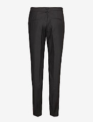 Coster Copenhagen - Pants w. crease - Lucia - kitsalõikelised püksid - black - 3