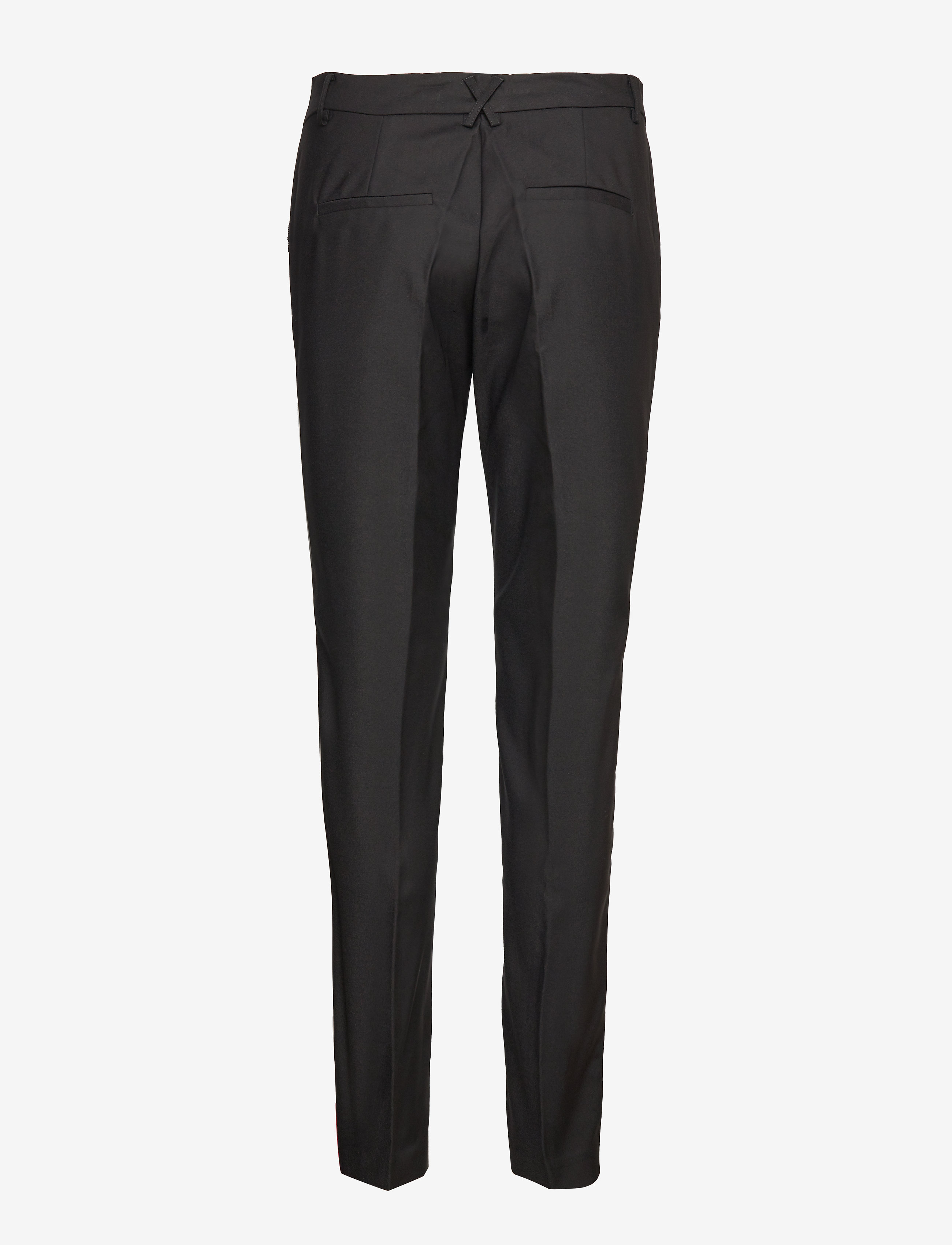 Coster Copenhagen - Pants w. crease - Lucia - taisna piegriezuma bikses - black - 3