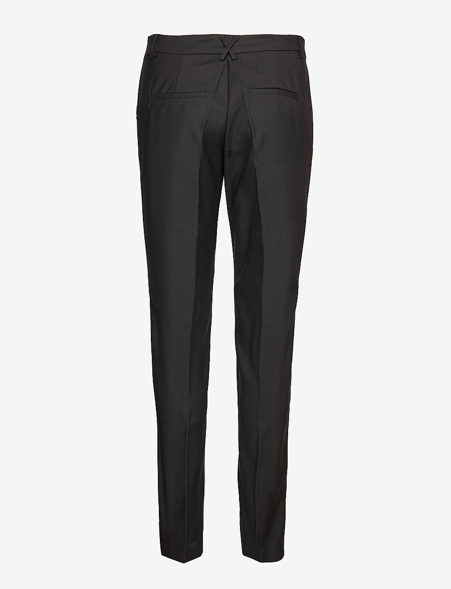 Coster Copenhagen - Pants w. crease - Lucia - slim fit bukser - black - 3