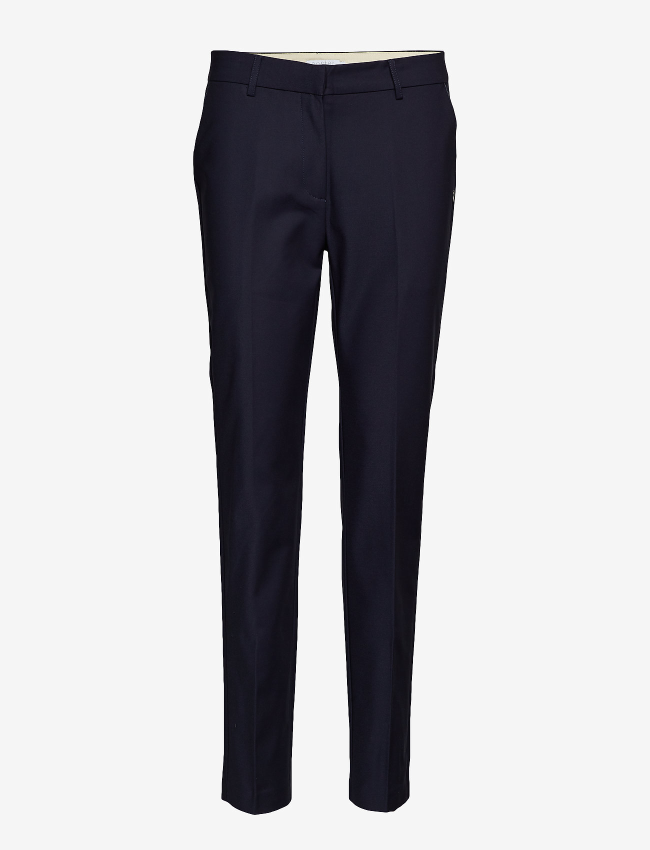 Coster Copenhagen - Pants w. crease - Lucia - slim fit trousers - night sky blue - 0