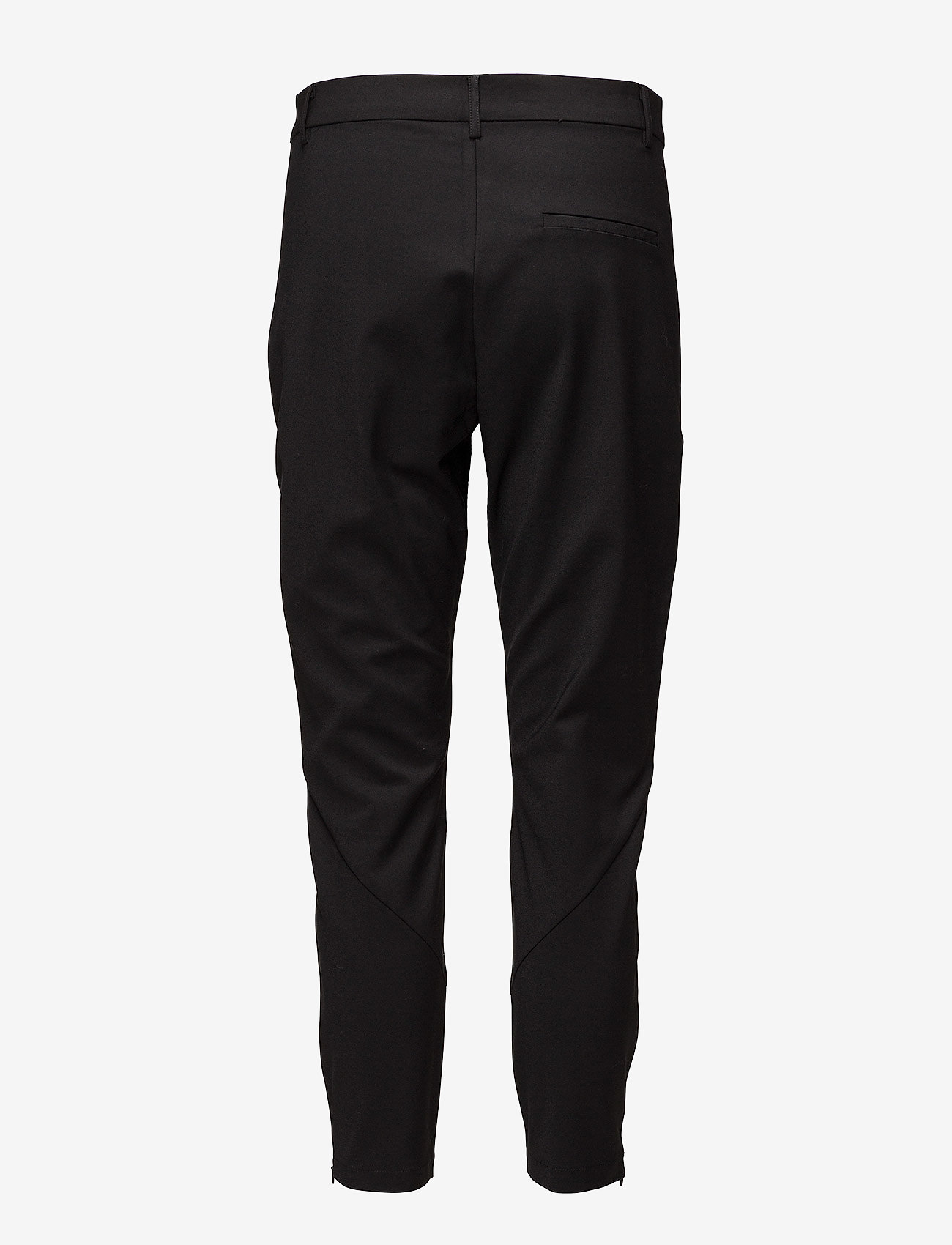 Coster Copenhagen - CC Heart tapered pants - slim fit trousers - black - 1