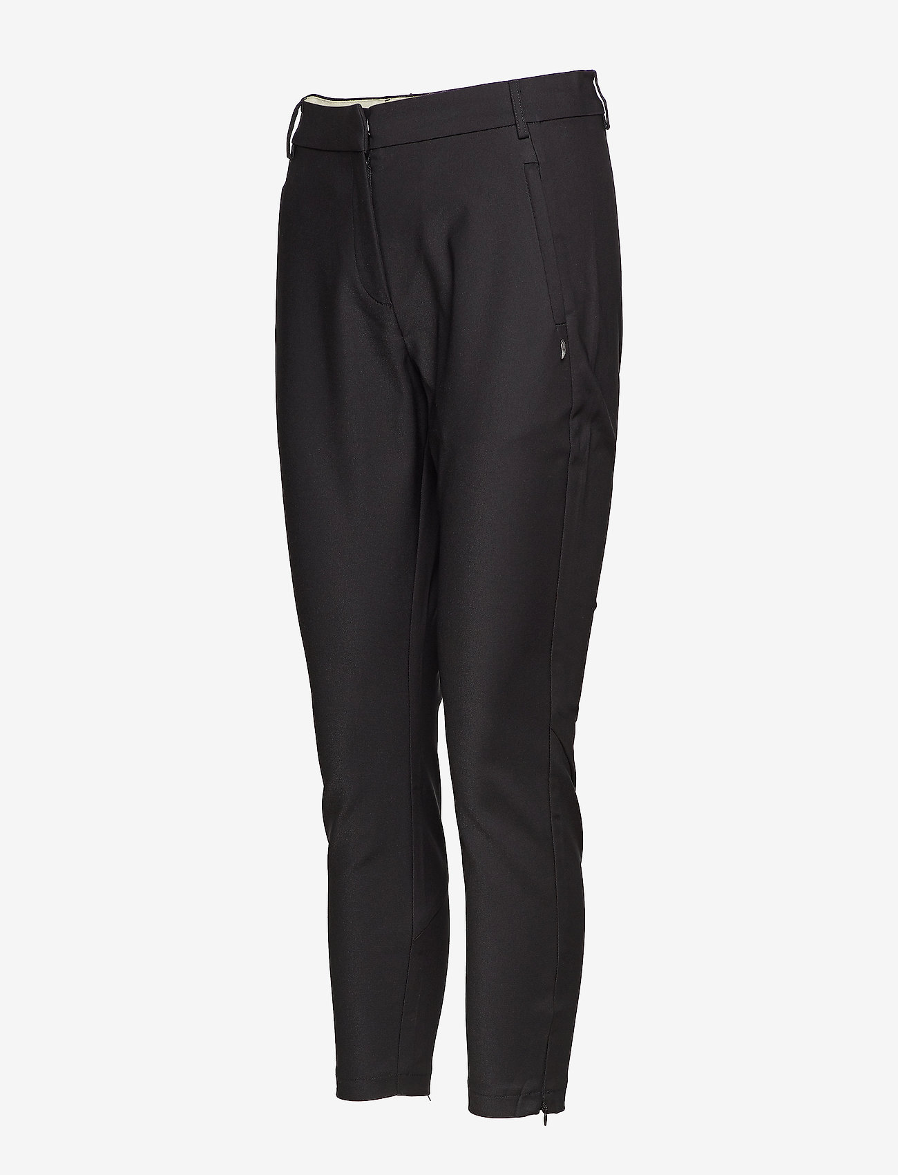 Coster Copenhagen - CC Heart tapered pants - slim fit trousers - black - 3