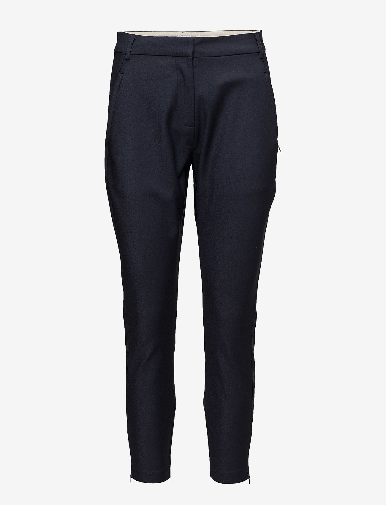 Coster Copenhagen - CC Heart tapered pants - slim fit trousers - dark blue - 0
