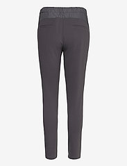 Coster Copenhagen - Pants w. Jersey back - Luca - slim fit trousers - grey melange - 1