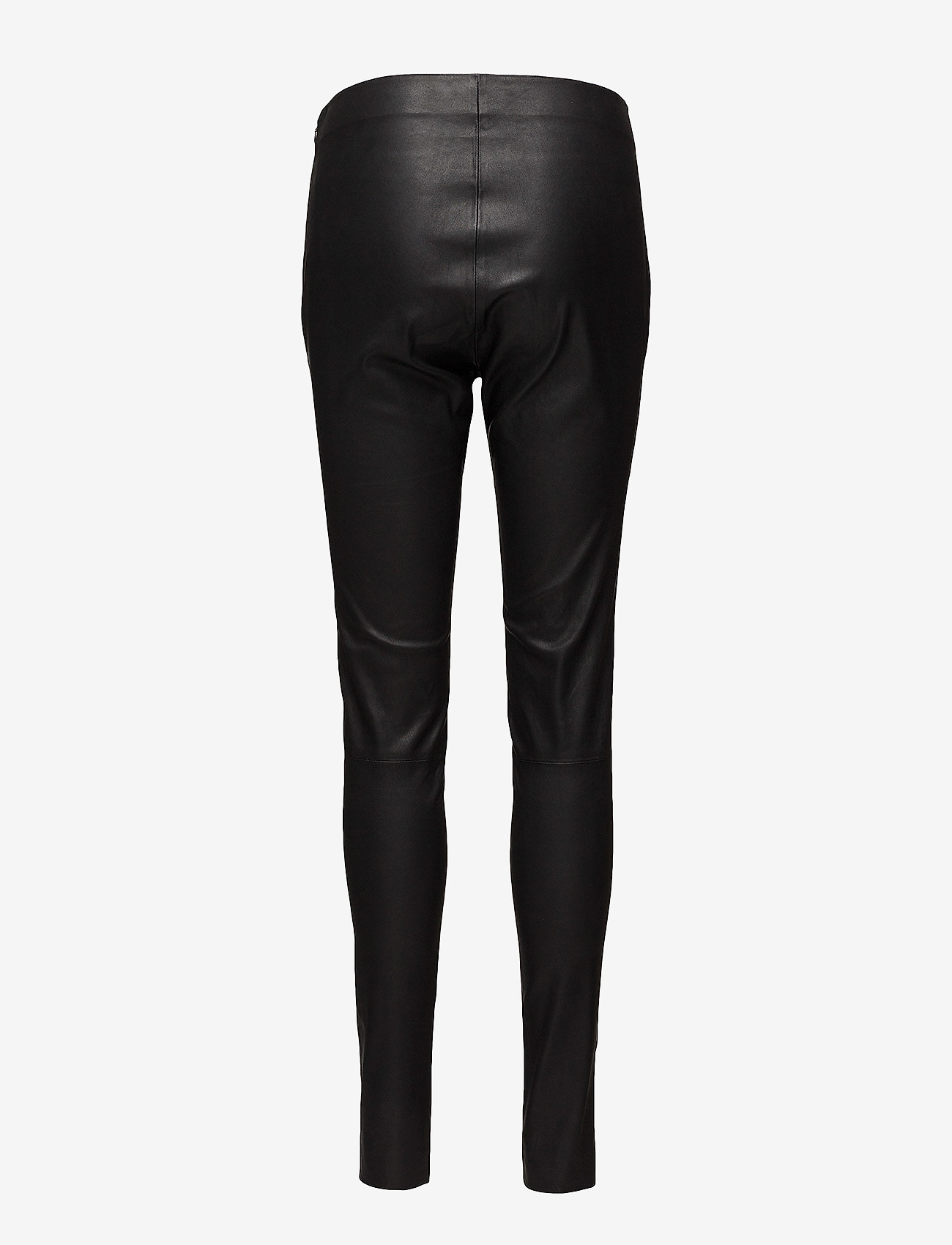 Coster Copenhagen - Leather stretch leggings - Mynte - festtøj til outletpriser - black - 1