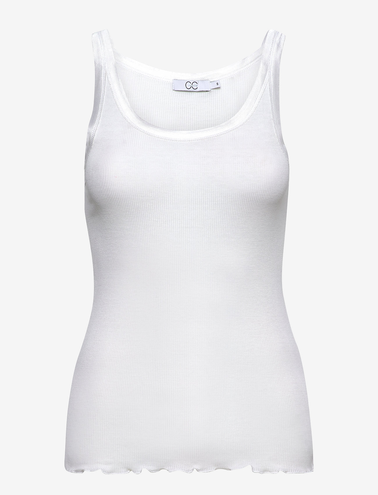 Coster Copenhagen - CC Heart POPPY silk camisole - mažiausios kainos - white - 0