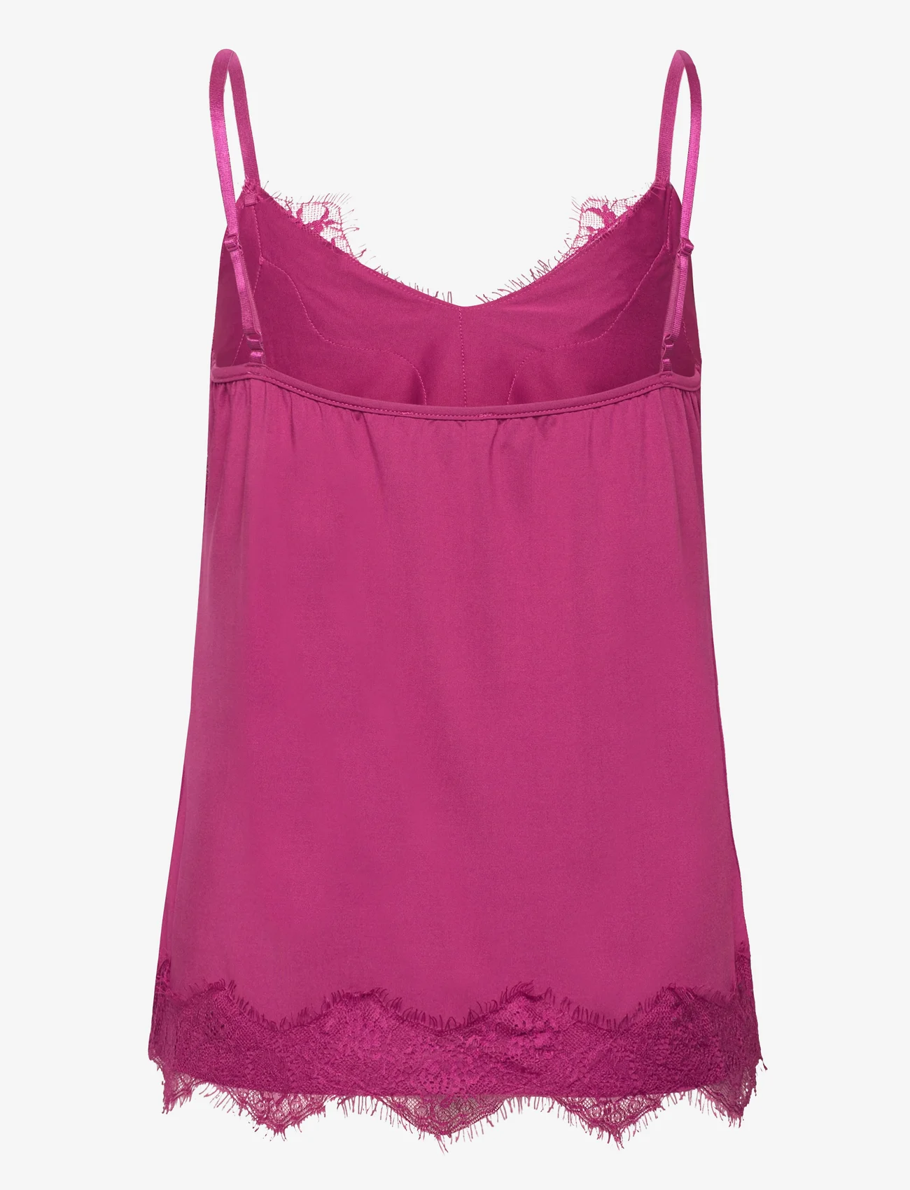 Coster Copenhagen - CC Heart ROSIE lace top - madalaimad hinnad - berry - 1