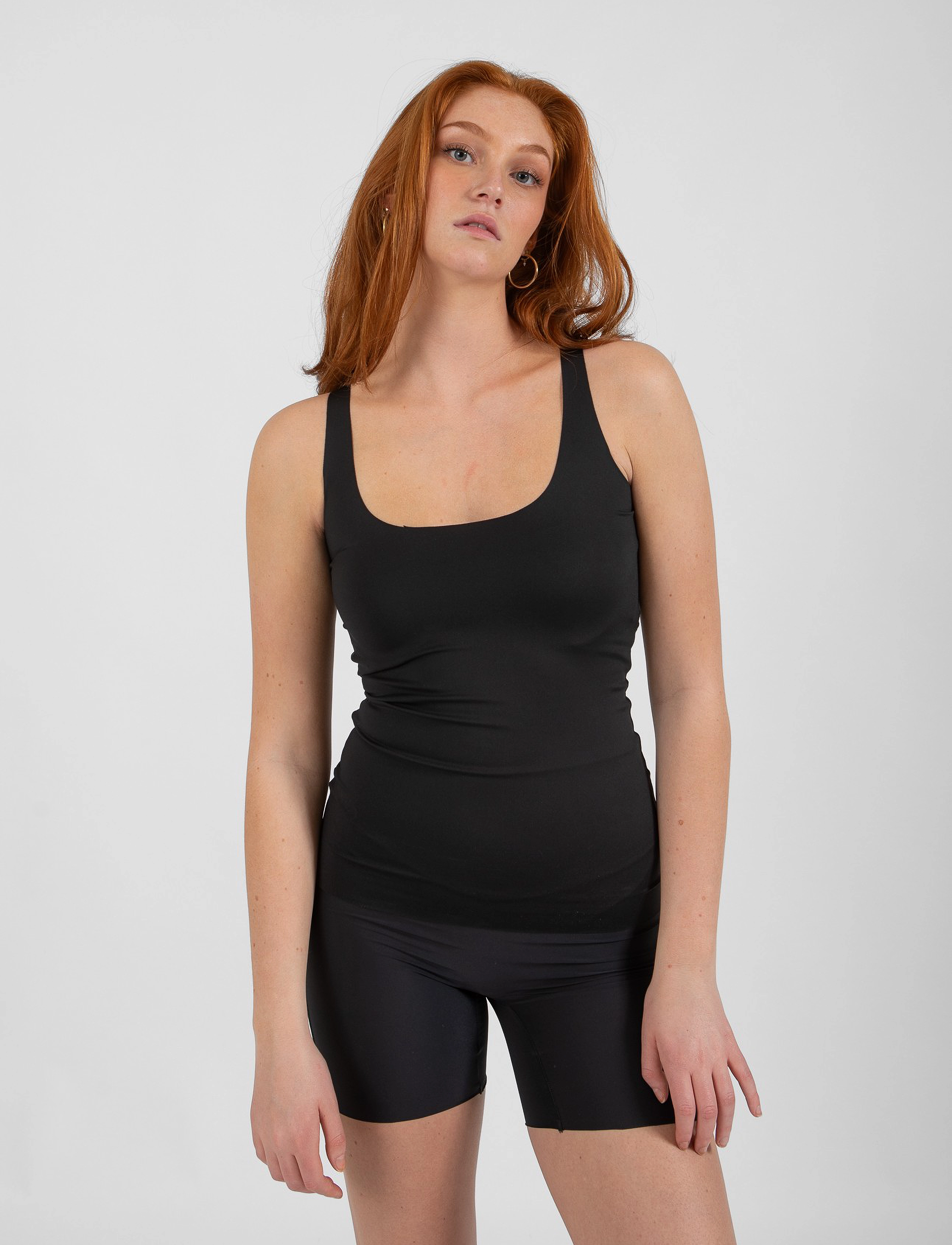 Coster Copenhagen Cc Heart Vida Tank Top, 38, T-shirts & Oberteile, Schwarz - Sleeveless, Frauen