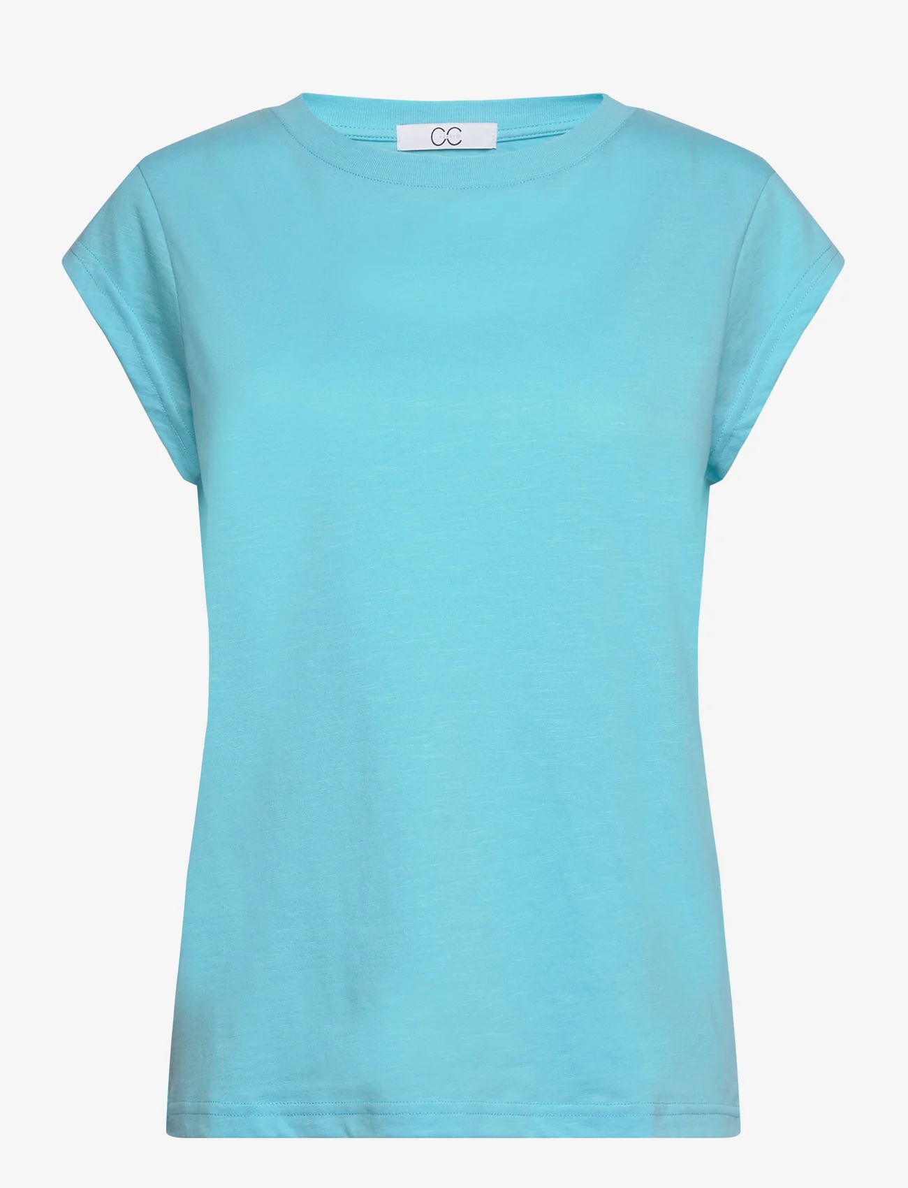 Coster Copenhagen - CC Heart basic t-shirt - zemākās cenas - aqua blue - 0