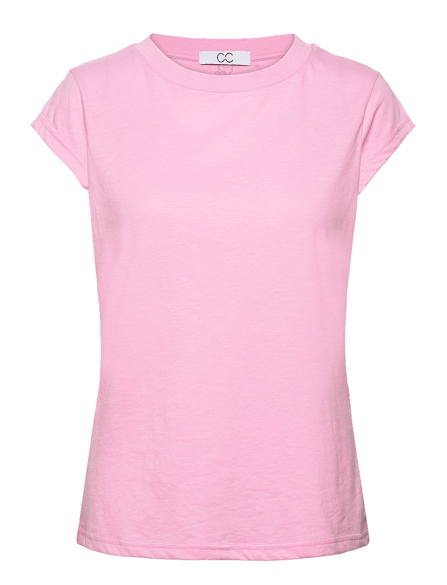 Coster Copenhagen - CC Heart basic round-neck t-shirt - t-shirts - baby pink - 0