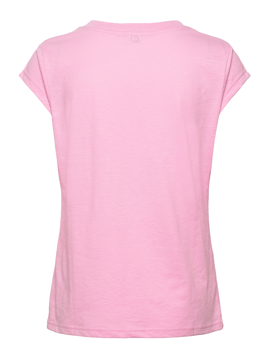 Coster Copenhagen - CC Heart basic round-neck t-shirt - t-shirts - baby pink - 1
