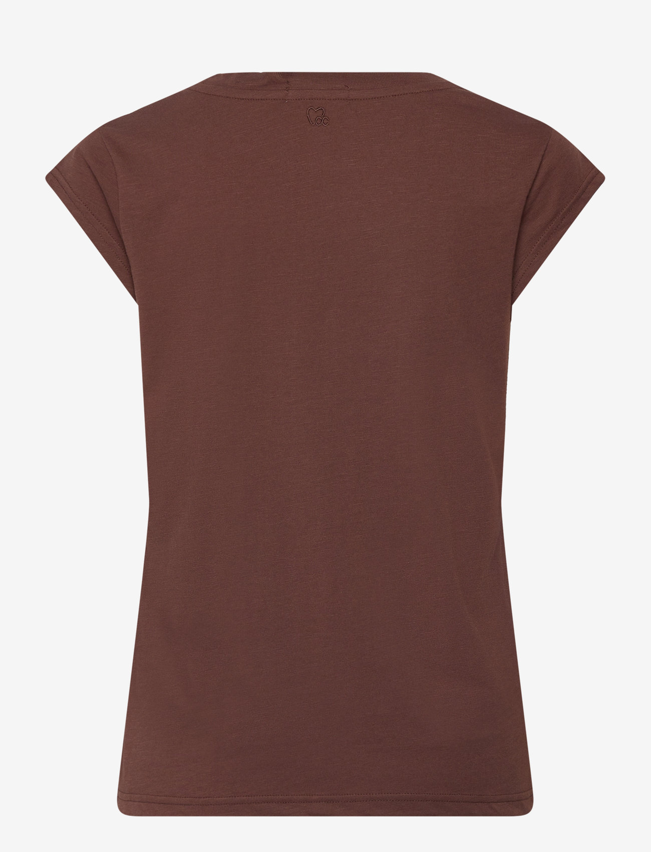 Coster Copenhagen - CC Heart basic round-neck t-shirt - die niedrigsten preise - chocolate nut - 1