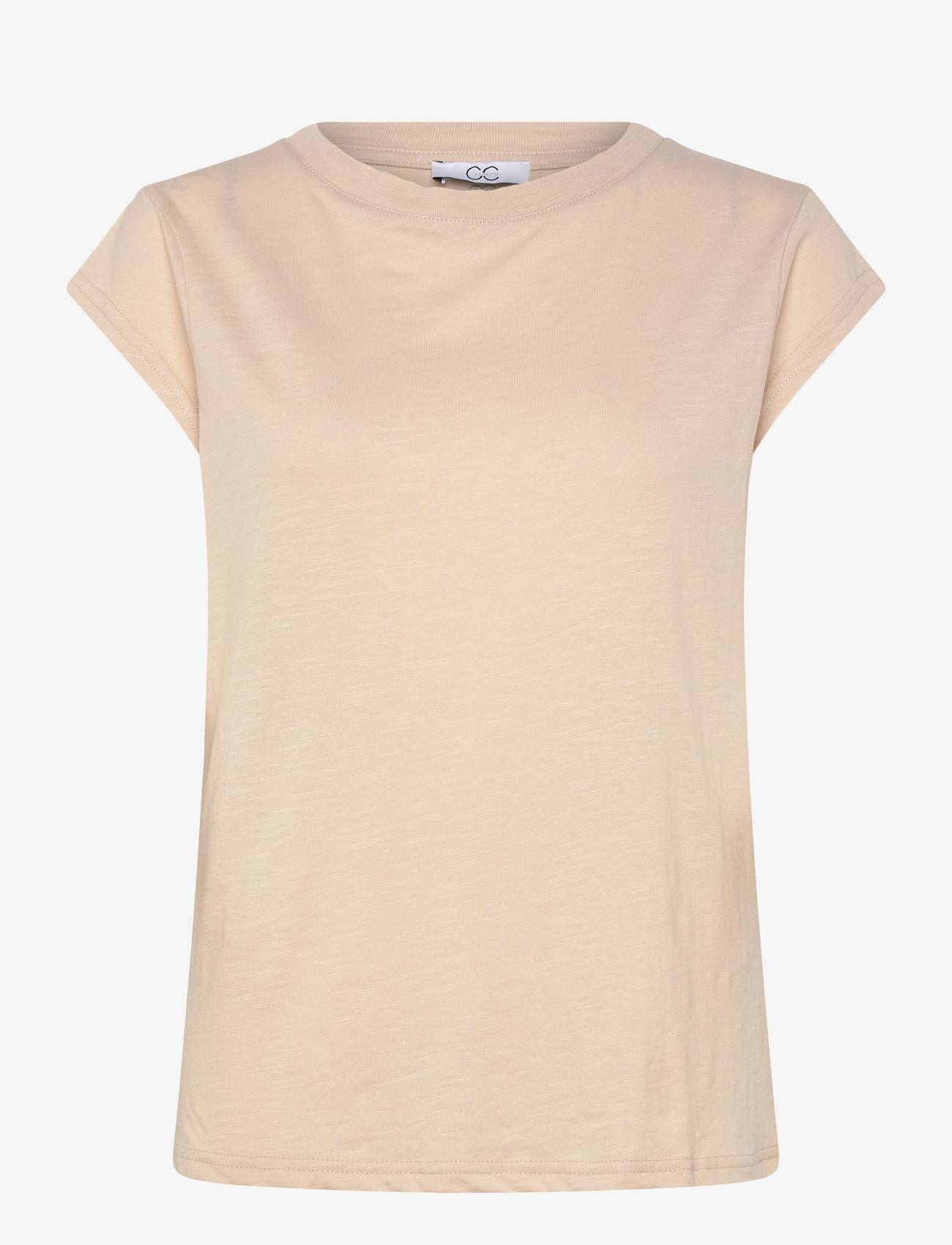 Coster Copenhagen - CC Heart basic round-neck t-shirt - t-shirts - creme - 1