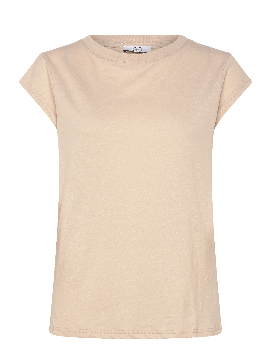 Coster Copenhagen - CC Heart basic round-neck t-shirt - t-shirts - creme - 1