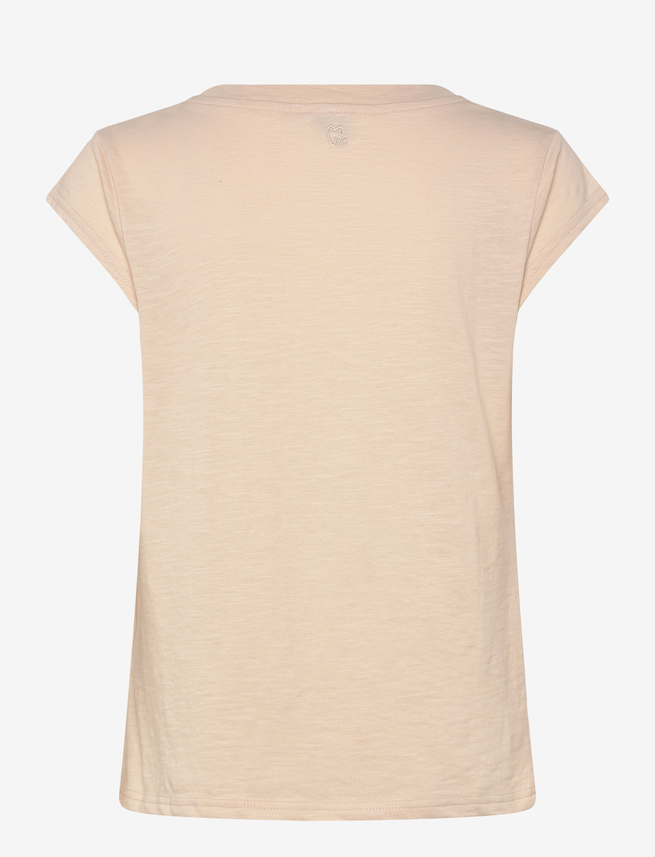 Coster Copenhagen - CC Heart basic round-neck t-shirt - t-shirts - creme - 2