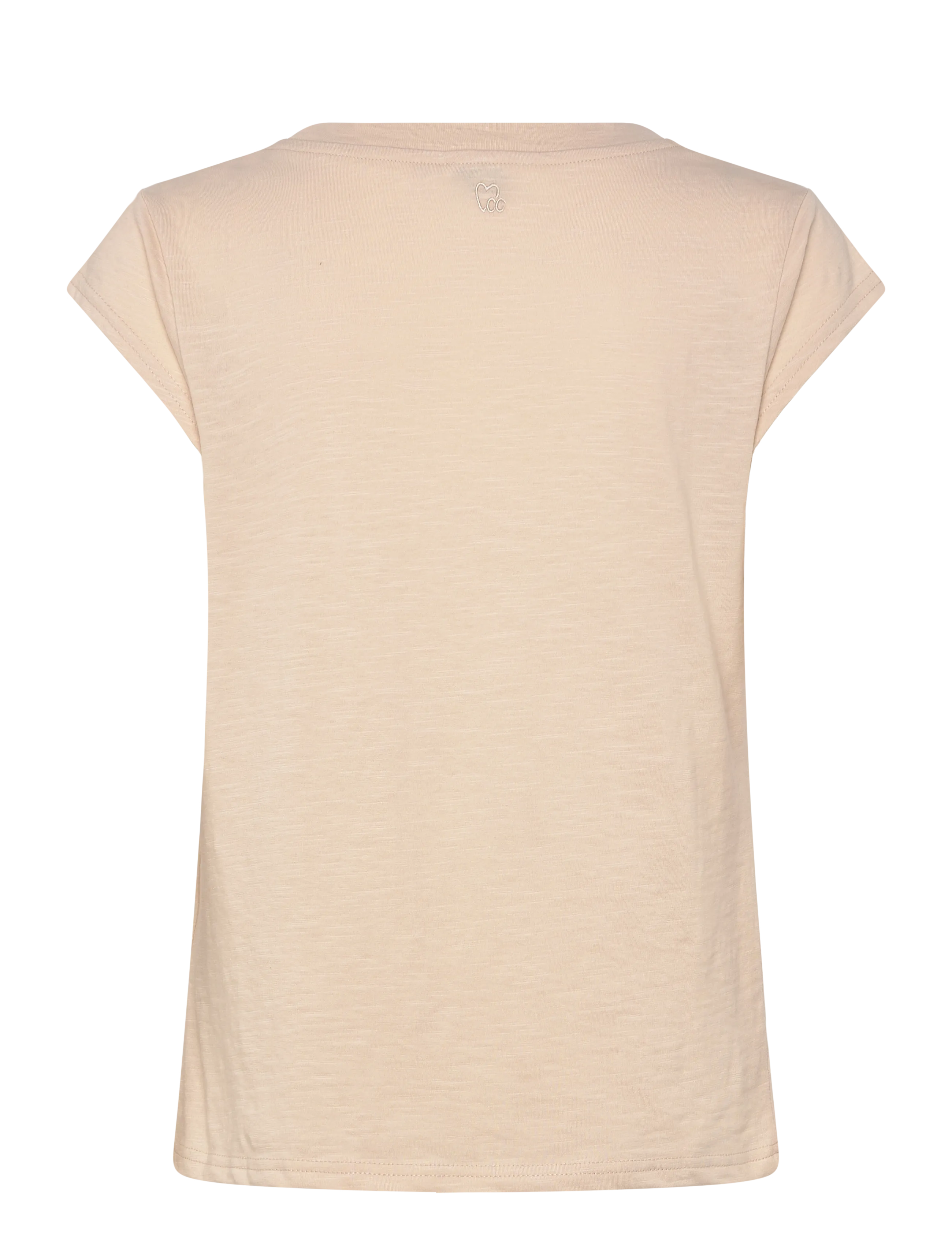 Coster Copenhagen - CC Heart basic round-neck t-shirt - t-särgid - creme - 2