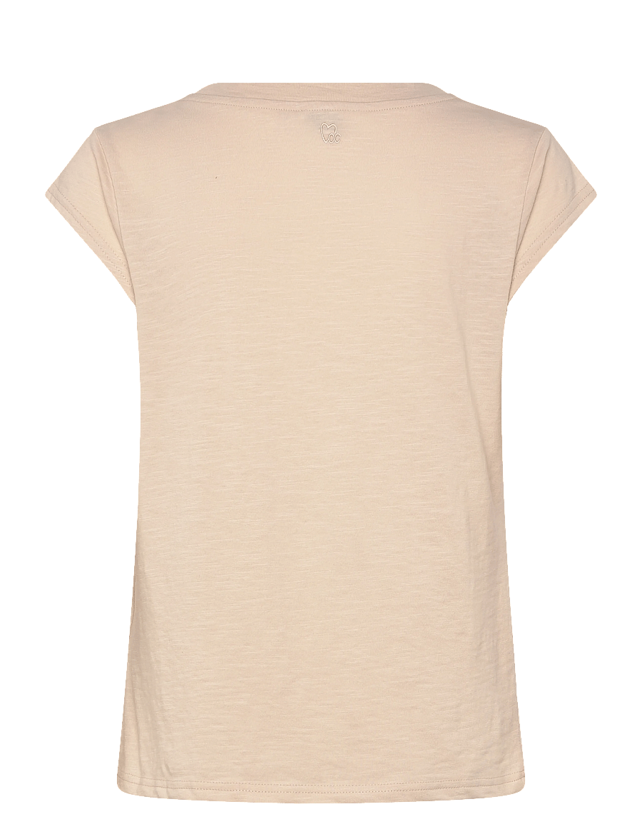Coster Copenhagen - CC Heart basic round-neck t-shirt - t-shirts - creme - 2