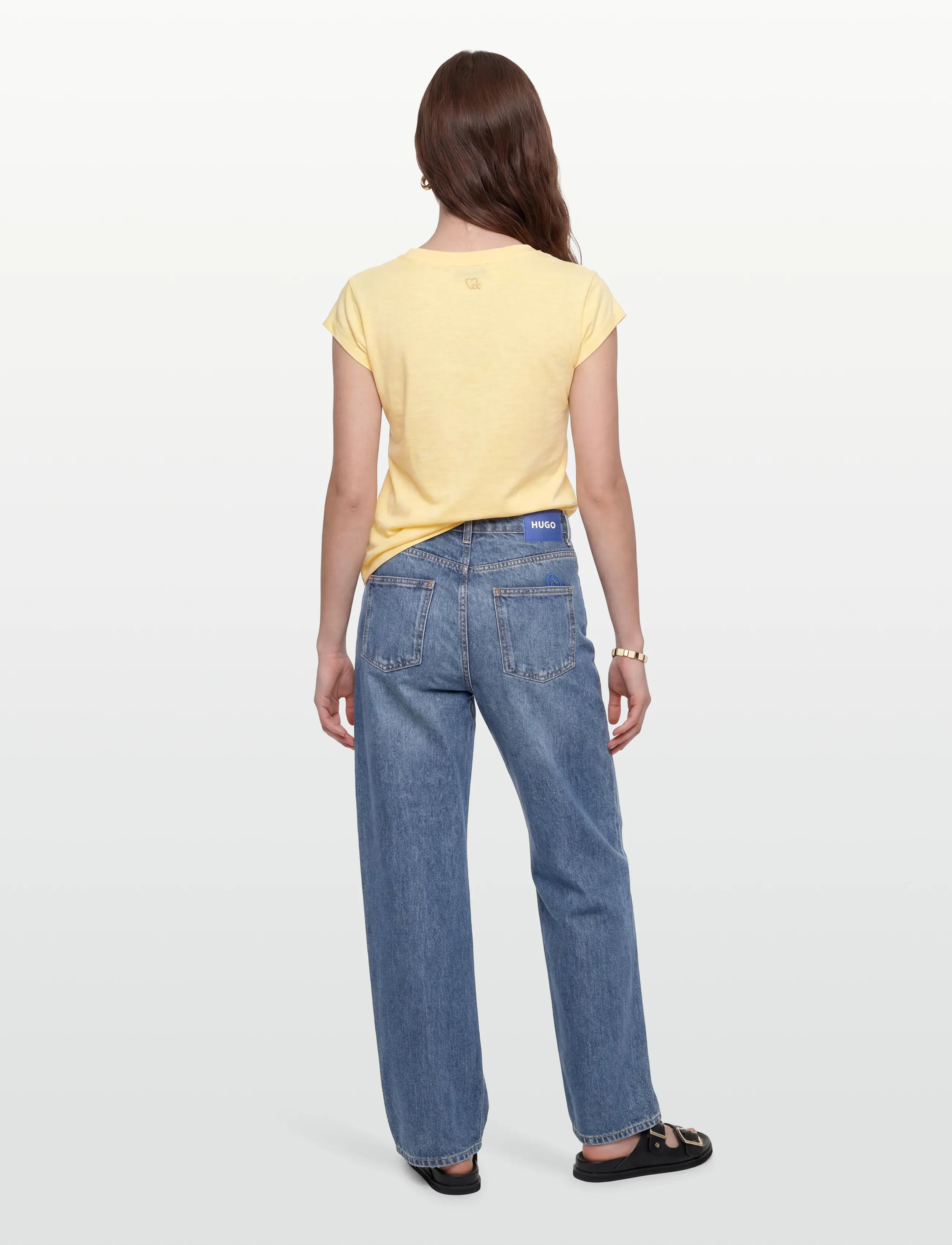Coster Copenhagen - CC Heart basic round-neck t-shirt - laveste priser - light honey - 4