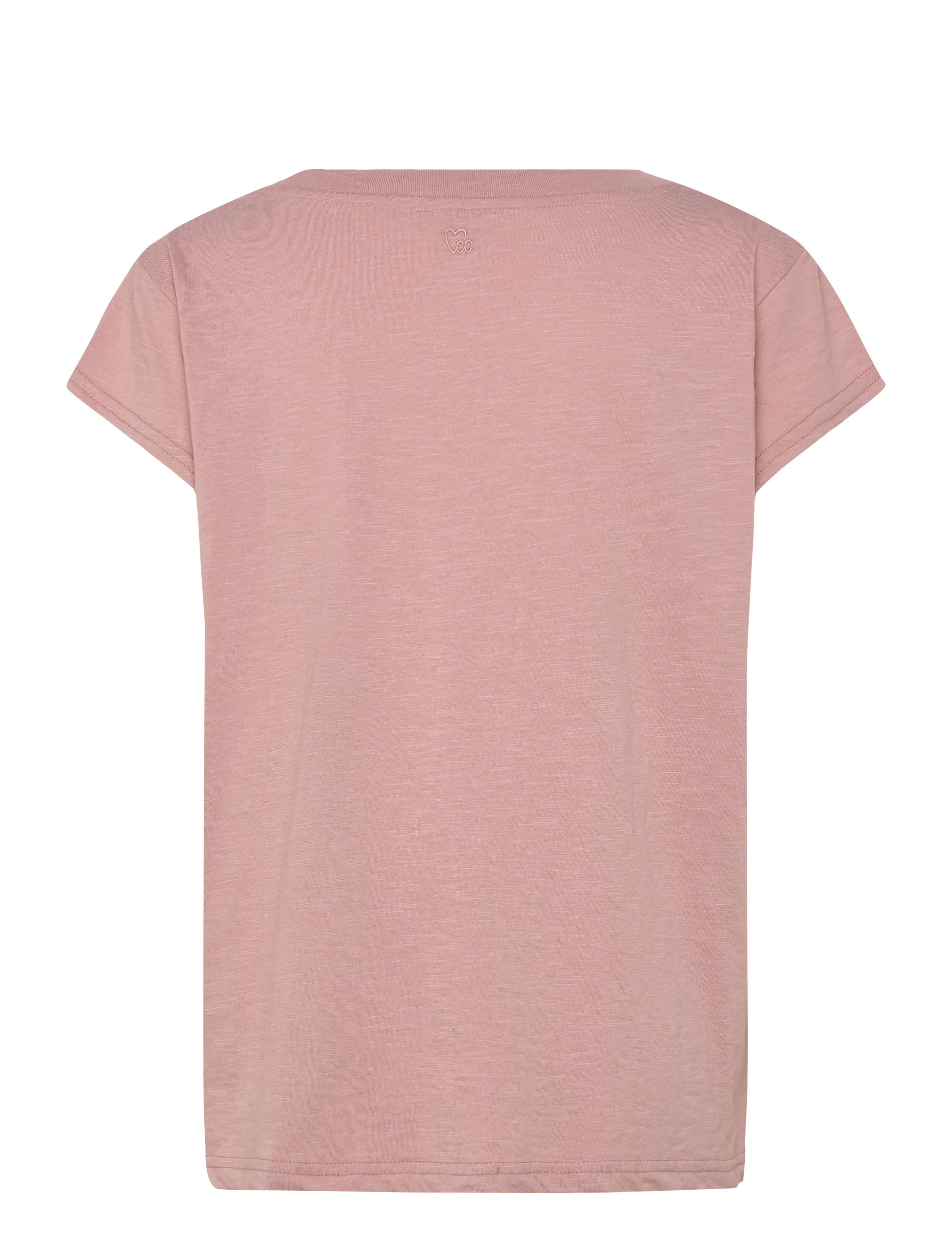 Coster Copenhagen - CC Heart basic round-neck t-shirt - t-shirts - old rose - 2