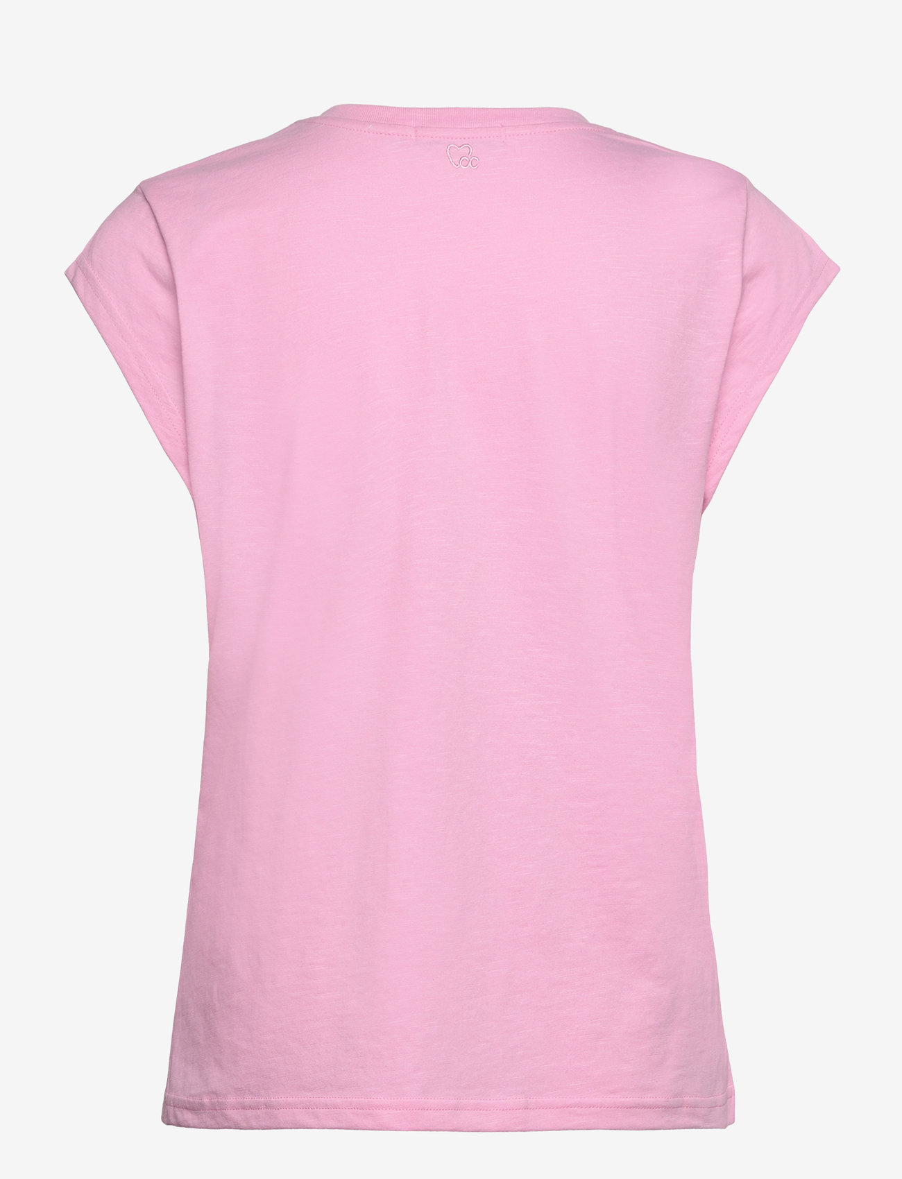 Coster Copenhagen - CC Heart basic v-neck t-shirt - t-shirts - baby pink - 1