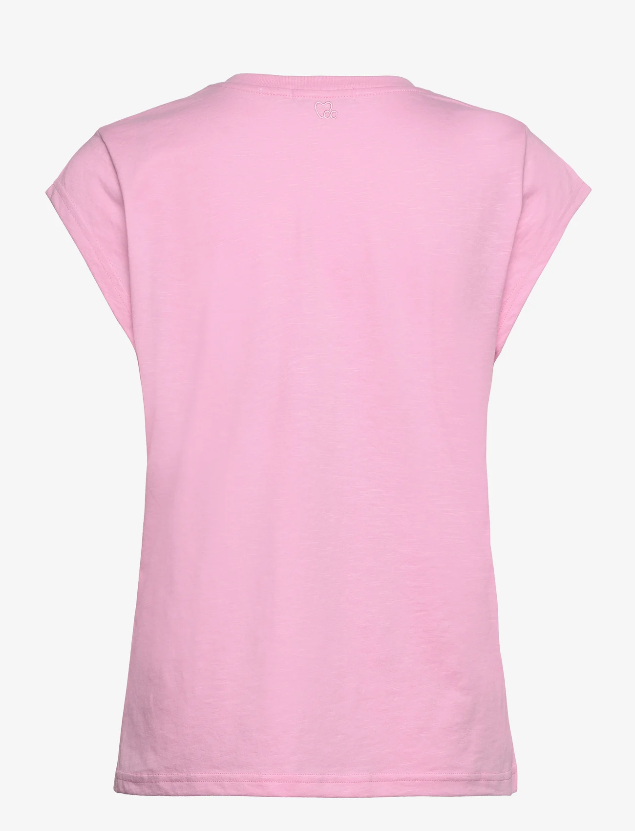 Coster Copenhagen - CC Heart basic v-neck t-shirt - lägsta priserna - baby pink - 1