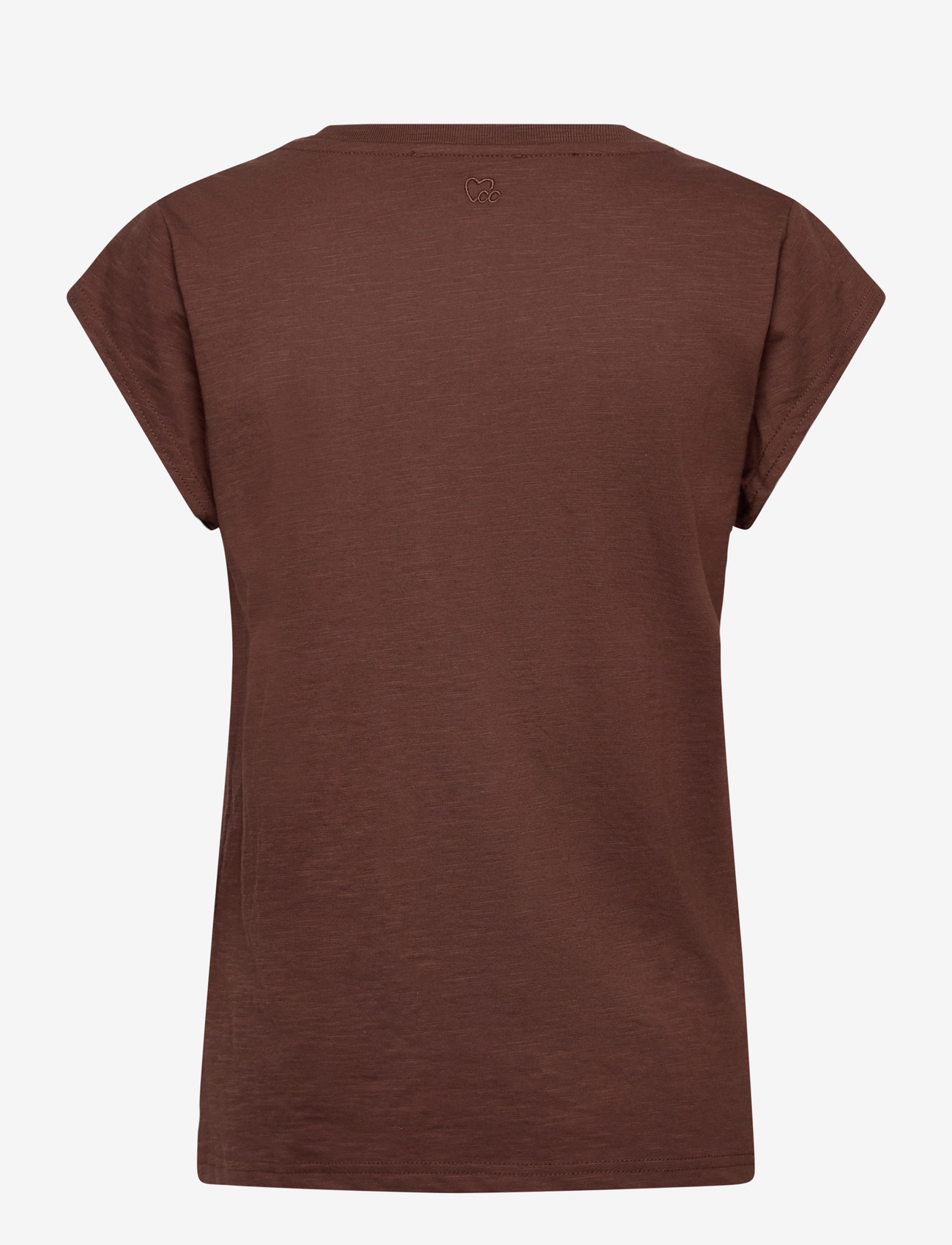 Coster Copenhagen - CC Heart basic v-neck t-shirt - die niedrigsten preise - chocolate nut - 1