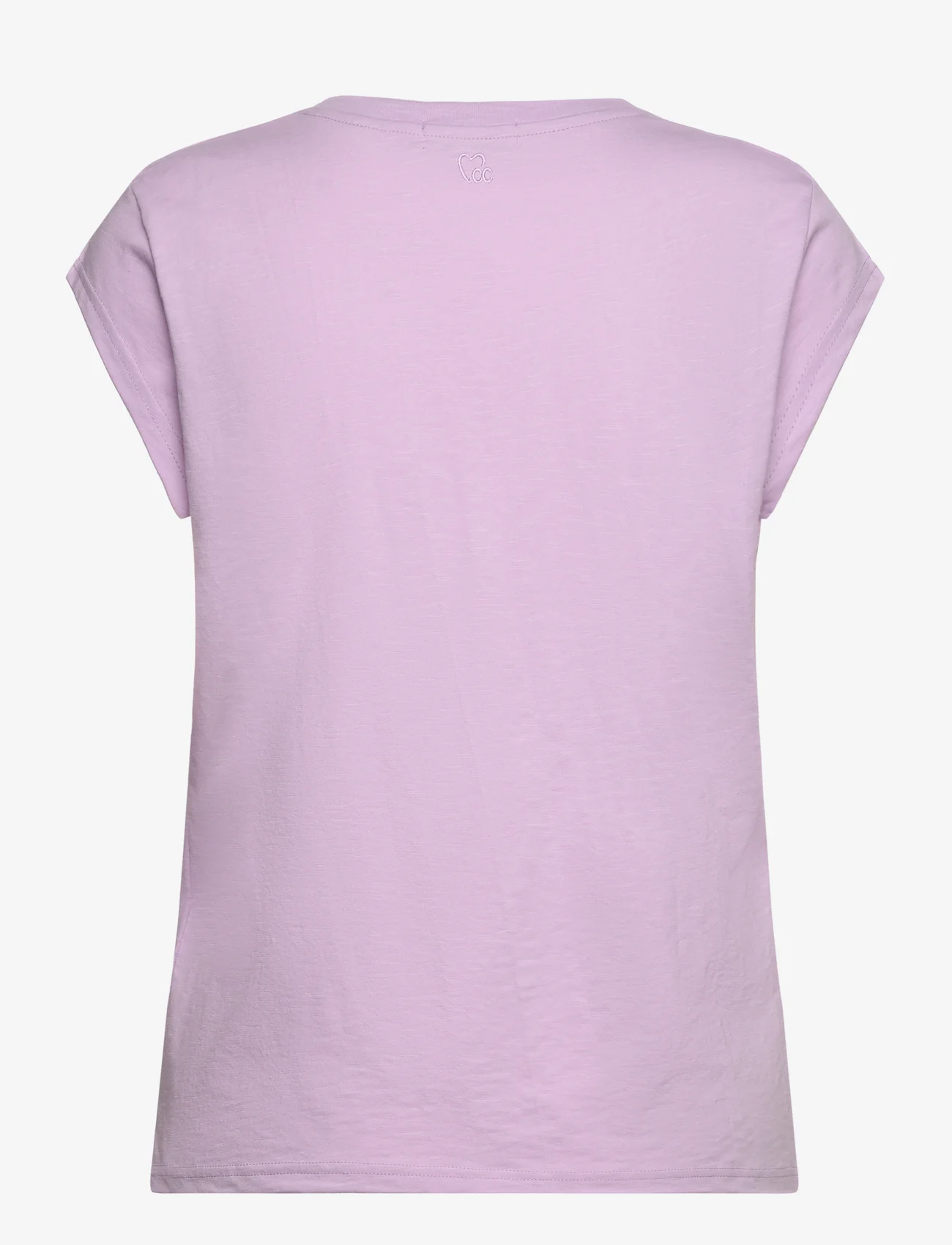 Coster Copenhagen - CC Heart basic v-neck t-shirt - die niedrigsten preise - lavender - 1