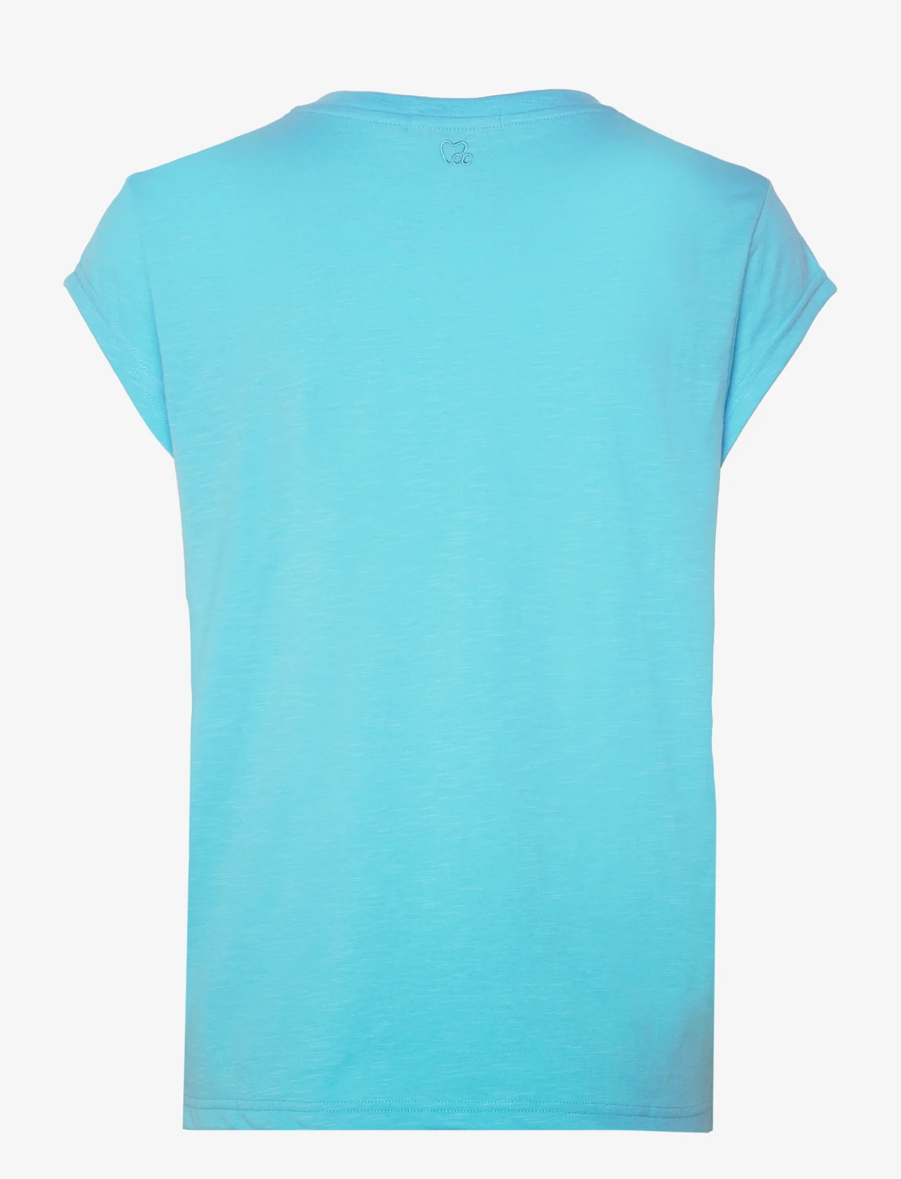 Coster Copenhagen - CC Heart basic v-neck t-shirt - lägsta priserna - light coastal blue - 1