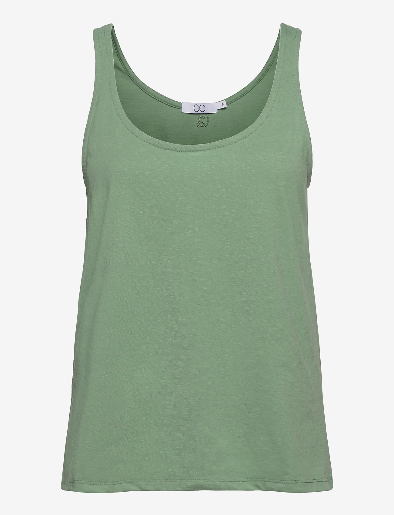 Coster Copenhagen - CC Heart tank top - dust green - 0