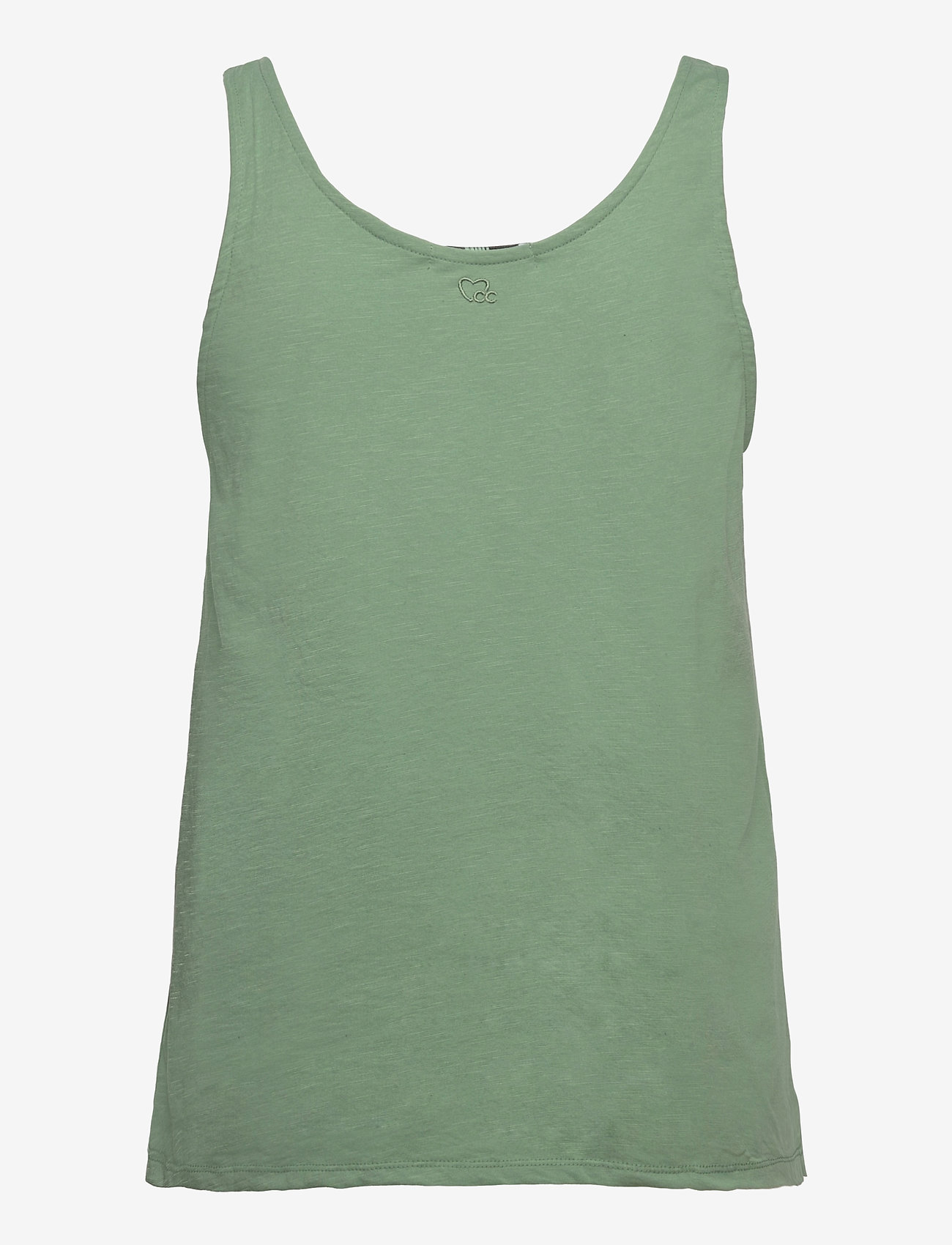 Coster Copenhagen - CC Heart tank top - dust green - 1