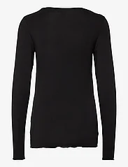 Coster Copenhagen - CC Heart SOFIA round neck blouse - mažiausios kainos - black - 1