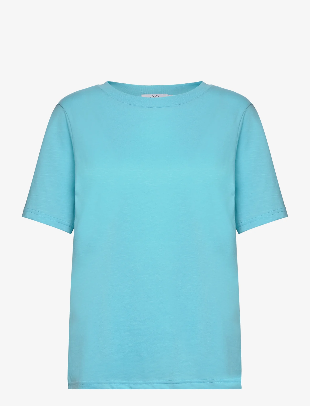 Coster Copenhagen - CC Heart regular t-shirt - zemākās cenas - aqua blue - 0