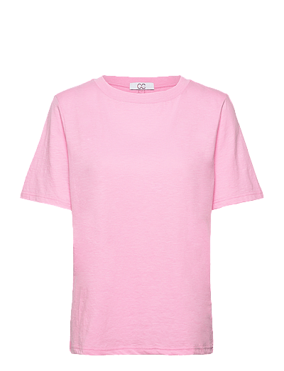 Coster Copenhagen CC Heart basic regular o-neck t-shi - T-krekli - BABY PINK / pink/rose