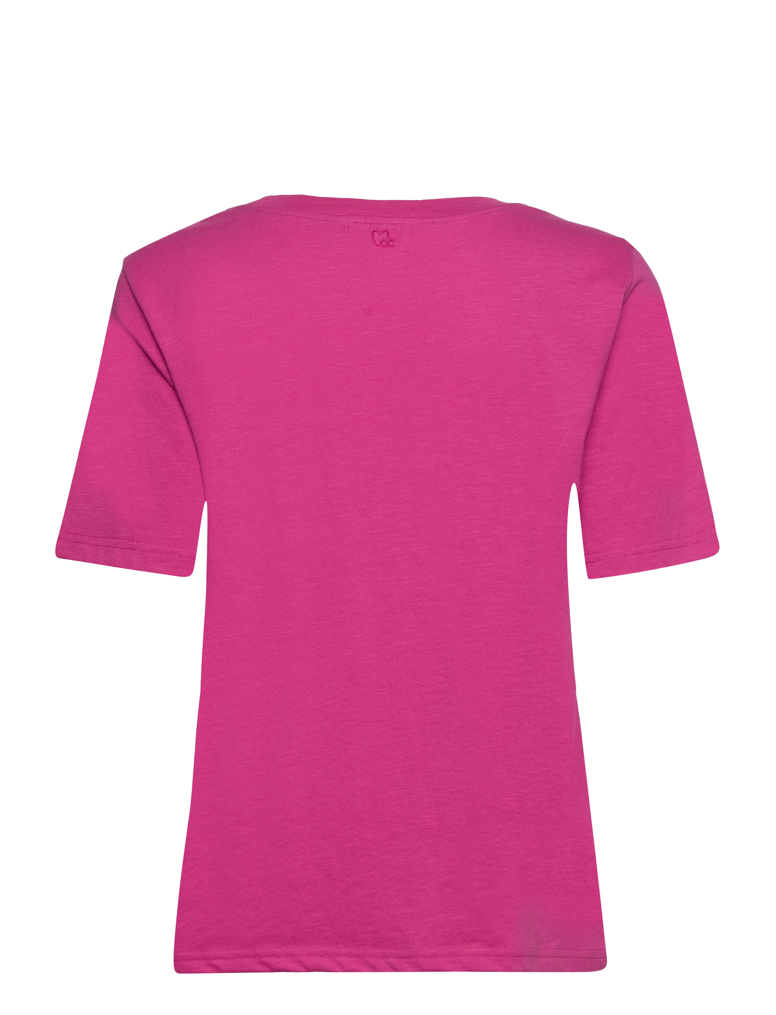 Coster Copenhagen - CC Heart basic regular o-neck t-shi - laveste priser - berry - 1