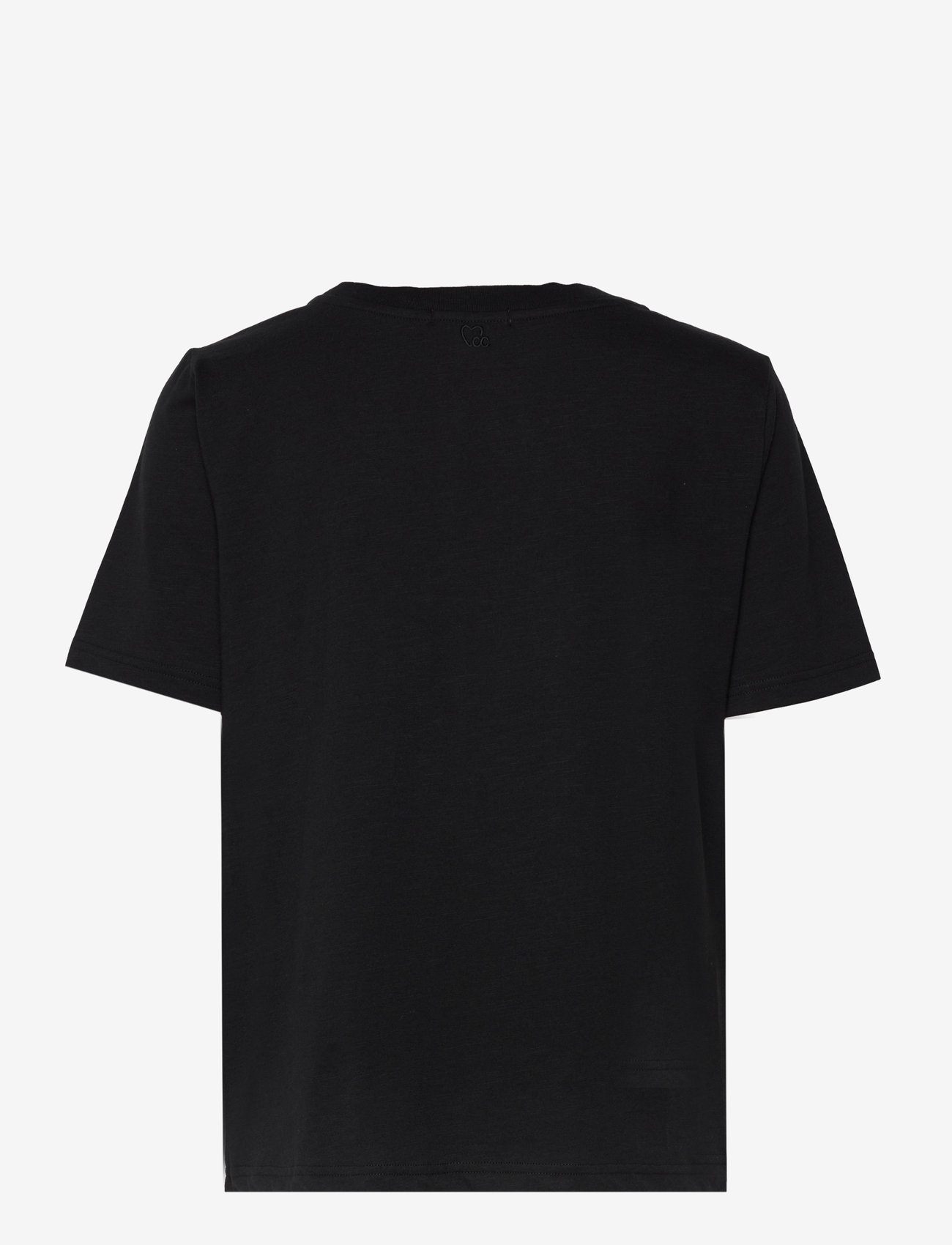 Coster Copenhagen - CC Heart basic regular o-neck t-shi - t-shirts - black - 1