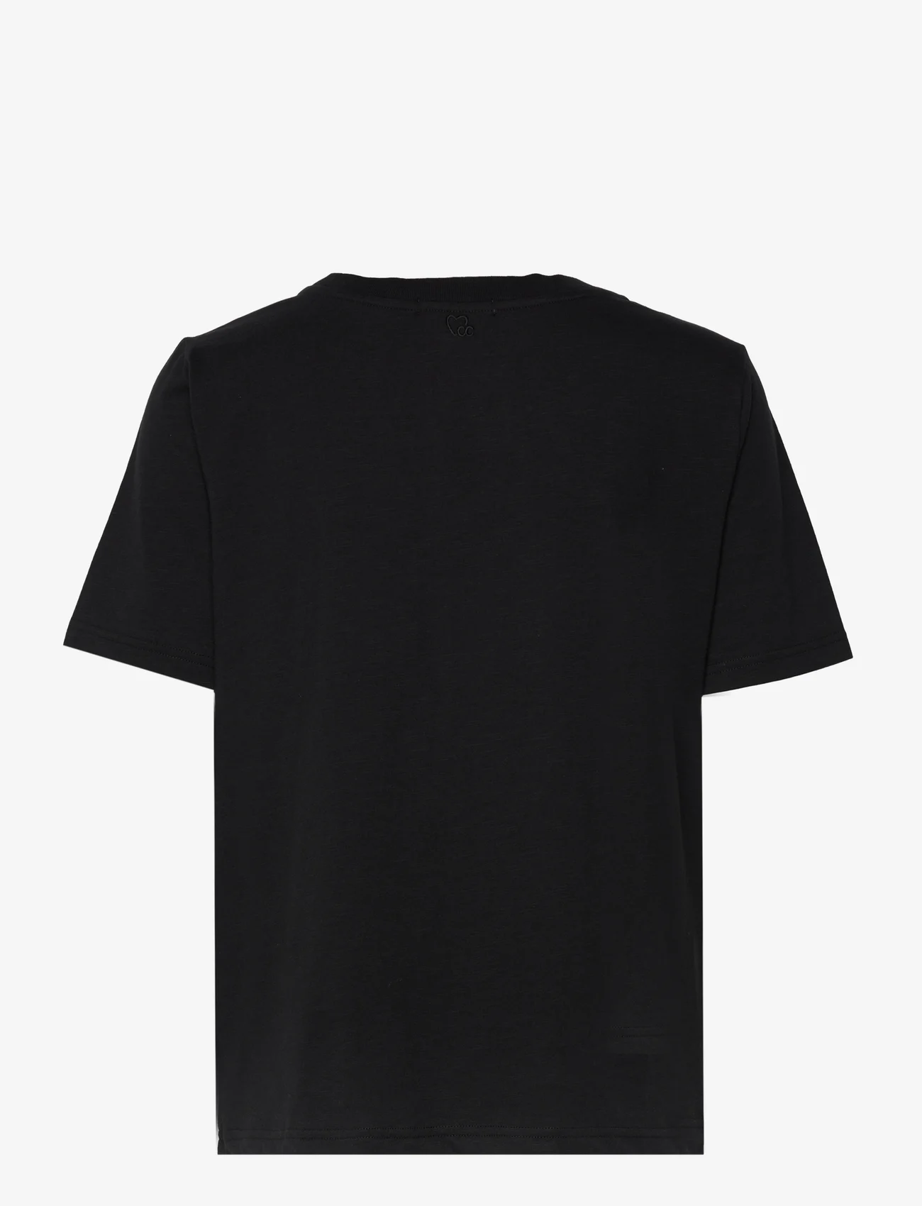 Coster Copenhagen - CC Heart regular t-shirt - zemākās cenas - black - 1